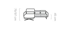 Barillo S Hjørnesofa 261×170 cm – Kompakt Sofa med Elektrisk Seteforlengelse
