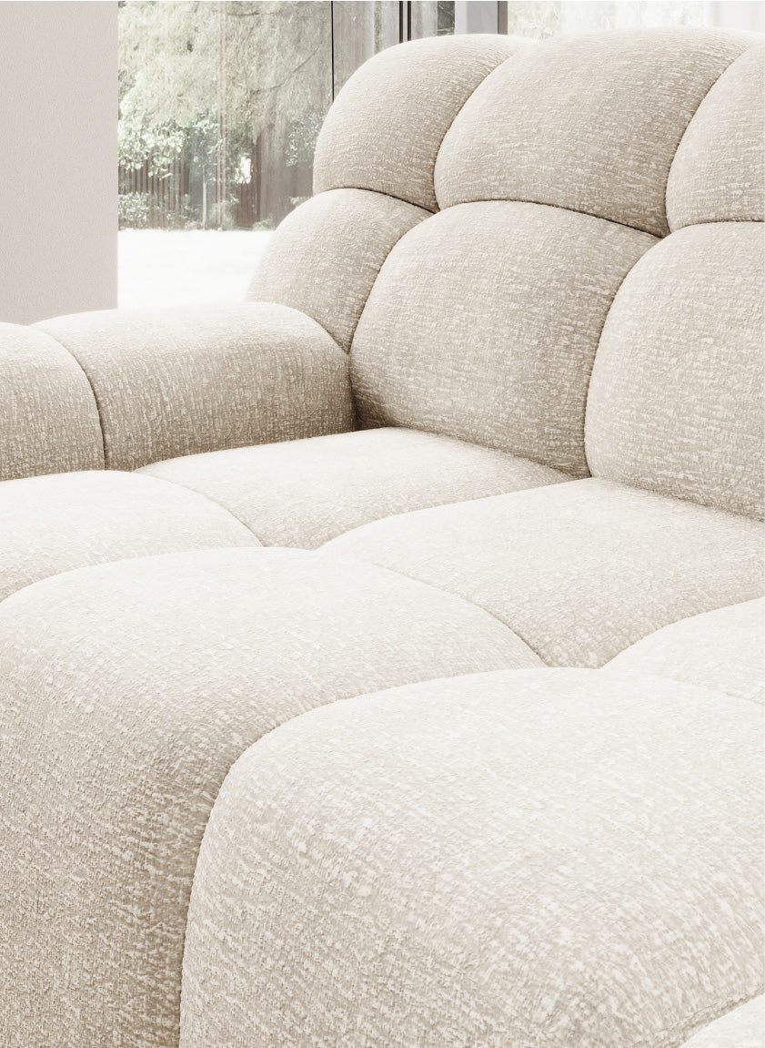 Sofa Cocoon med elektrisk seteforlengelse