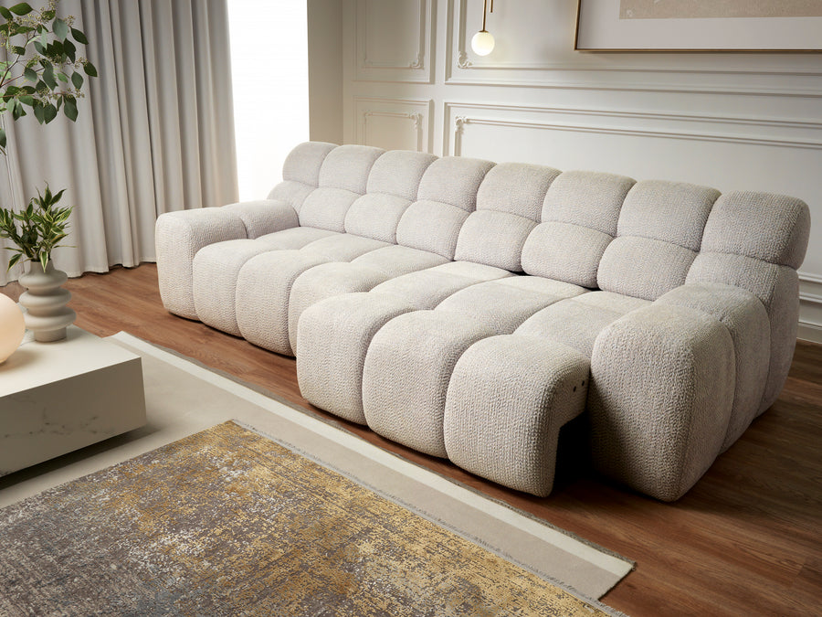 Sofa Campile S med elektrisk seteforlengelse