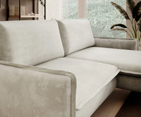 Hjørnesofa Glossy 226x162cm.