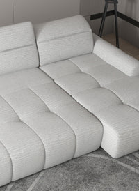 Mateo S hjørnesofa (273x183cm) med elektrisk seteforlengelse og oppbevaring