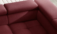 Hjørnesofa Mavel L (271×208 cm) med elektrisk skyvedel