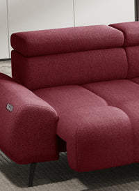 Hjørnesofa Mavel L (271×208 cm) med elektrisk skyvedel
