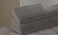 Hjørnesofa Mavel S (292×176 cm) med elektrisk skyvedel