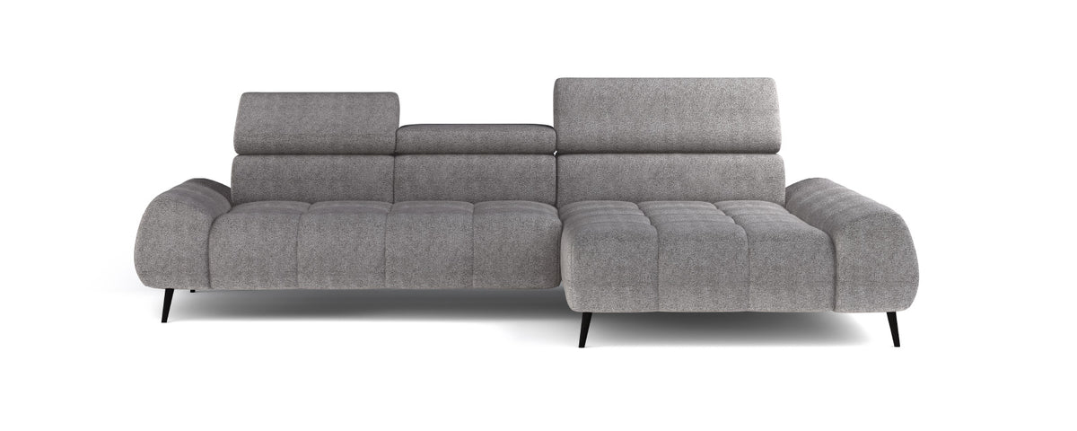Hjørnesofa Mavel S (292×176 cm) med elektrisk skyvedel
