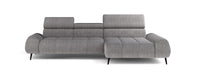 Hjørnesofa Mavel S (292×176 cm) med elektrisk skyvedel