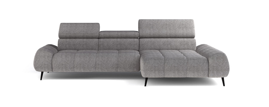 Hjørnesofa Mavel S (292×176 cm) med elektrisk skyvedel