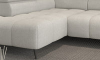 U-sofa Mavel XL (367×208 cm) med elektrisk skyvedel