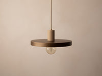 Taklampe Ori Ø30 cm – brun / sand