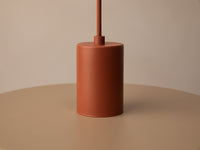Taklampe Ori Ø30 cm – sand / terrakotta