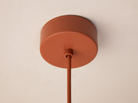 Taklampe Ori Ø30 cm – sand / terrakotta