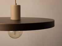 Taklampe Ori Ø40 cm – brun / sand