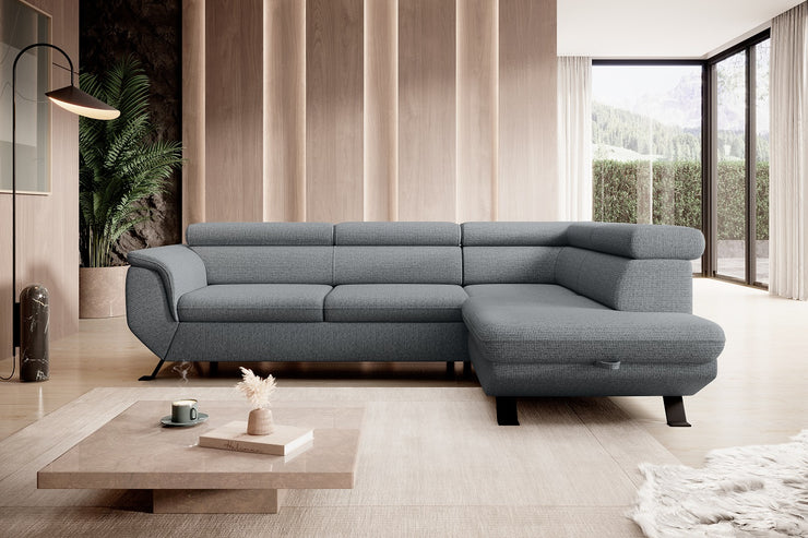 Hjørnesofa RAVEN L – eleganse og funksjonalitet i ett