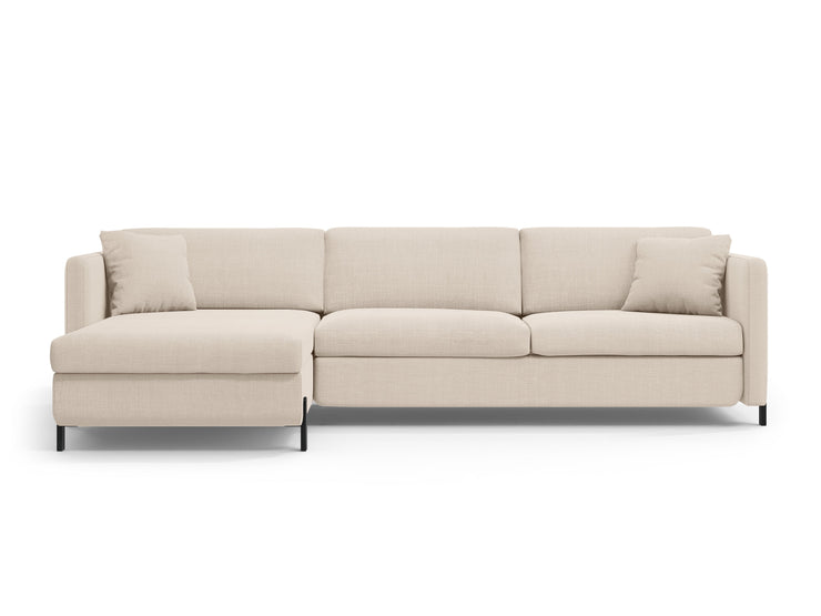 Hjørnesofa Gloria med sengefunksjon og oppbevaringskasse – 286 × 170 cm