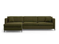 Hjørnesofa Gloria med sengefunksjon og oppbevaringskasse – 286 × 170 cm