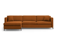 Hjørnesofa Gloria med sengefunksjon og oppbevaringskasse – 286 × 170 cm
