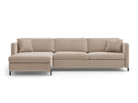 Hjørnesofa Gloria med sengefunksjon og oppbevaringskasse – 286 × 170 cm