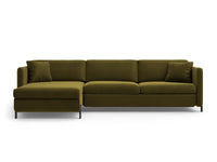 Hjørnesofa Gloria med sengefunksjon og oppbevaringskasse – 286 × 170 cm