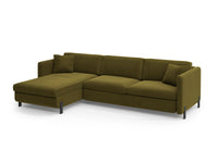 Hjørnesofa Gloria med sengefunksjon og oppbevaringskasse – 286 × 170 cm