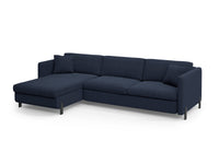 Hjørnesofa Gloria med sovefunksjon og oppbevaringsboks 266 × 170 cm