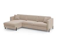 Hjørnesofa Gloria med sovefunksjon og oppbevaringsboks 266 × 170 cm