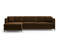 Hjørnesofa Gloria med sovefunksjon og oppbevaringsboks 266 × 170 cm