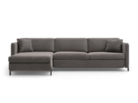 Hjørnesofa Gloria med sovefunksjon og oppbevaringsboks 266 × 170 cm