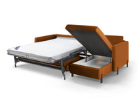 Hjørnesofa Gloria med sengefunksjon og oppbevaringskasse – 286 × 170 cm