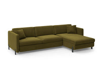 Hjørnesofa Gloria med sovefunksjon og oppbevaringsboks 266 × 170 cm