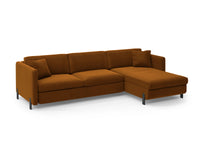 Hjørnesofa Gloria med sovefunksjon og oppbevaringsboks 266 × 170 cm
