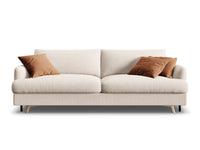Sofa med sengefunksjon og boks Naomi – stoff / ...