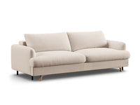 Sofa med sengefunksjon og boks Naomi – stoff / ...