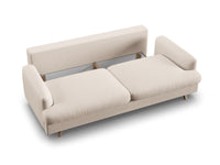 Sofa med sengefunksjon og boks Naomi – stoff / ...