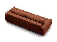 Sofa med sengefunksjon og boks Naomi – stoff / ...