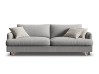 Sofa med sengefunksjon og boks Naomi – stoff / ...