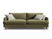 Sofa med sengefunksjon og boks Naomi – stoff / ...