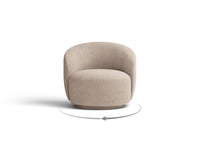 Lenestol Letizia med dreiefunksjon – 86 × 83 cm