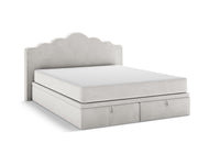 Boxspring-sengesett Dream: sengegavl + boxspring/madrass + madrasstopper