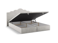 Boxspring-sengesett Dream: sengegavl + boxspring/madrass + madrasstopper