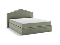Boxspring-sengesett Dream: sengegavl + boxspring/madrass + madrasstopper