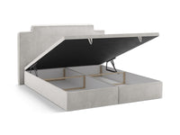 Boxspringseng-sett Princess – sengegavl + boxspring/madrass + madrasstopper