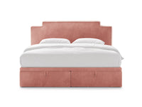 Boxspringseng-sett Princess – sengegavl + boxspring/madrass + madrasstopper