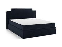 Boxspringseng-sett Princess – sengegavl + boxspring/madrass + madrasstopper