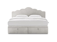 Boxspring-sengesett Dream: sengegavl + boxspring/madrass + madrasstopper