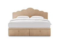 Boxspring-sengesett Dream: sengegavl + boxspring/madrass + madrasstopper