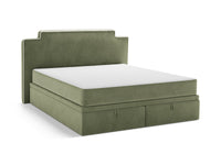 Boxspringseng-sett Princess – sengegavl + boxspring/madrass + madrasstopper