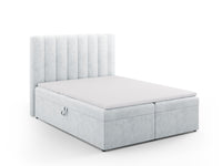 Boxspringseng Kelp: sengegavl + boxspring/madrass + madrassopplegg