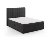 Boxspringseng Kelp: sengegavl + boxspring/madrass + madrassopplegg