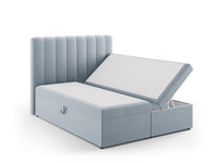 Boxspringseng Kelp: sengegavl + boxspring/madrass + madrassopplegg