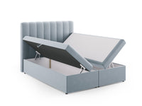 Boxspringseng Kelp: sengegavl + boxspring/madrass + madrassopplegg